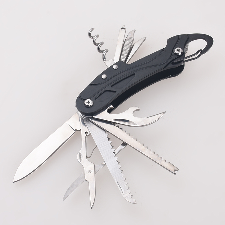 navaja militar HF-KI5011K 14 en 1 mango de aluminio personalizado s02