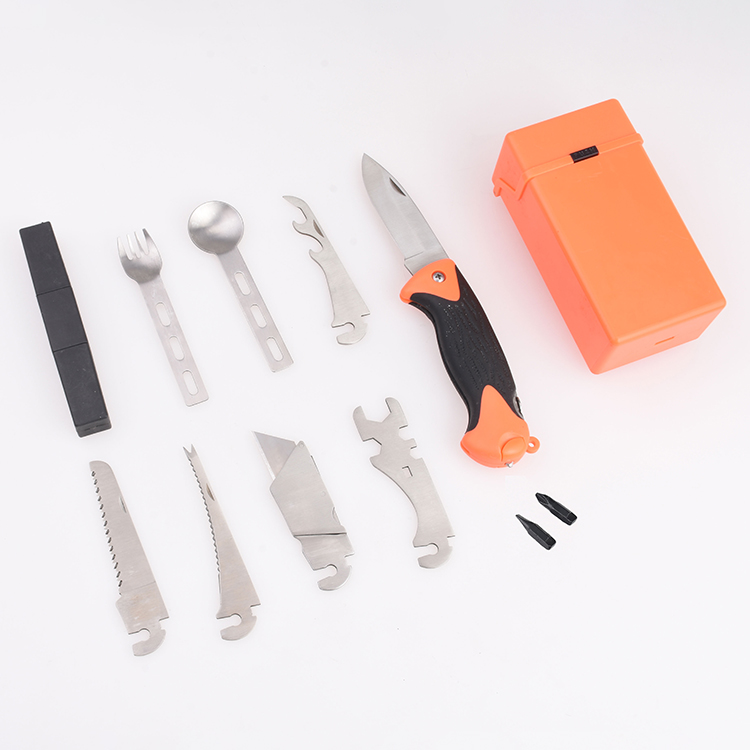 fixed blade ZY-FKS08 fishing knife set case s05