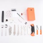 fixed blade ZY-FKS08 fishing knife set case s10