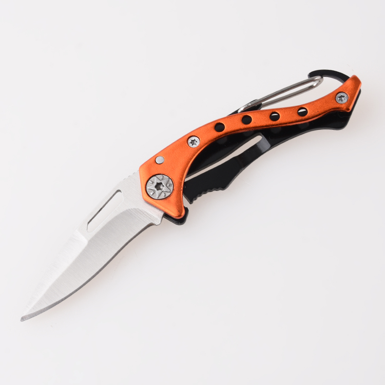 Canabiner design knife portable small blade key hole JLD-KC30 s02