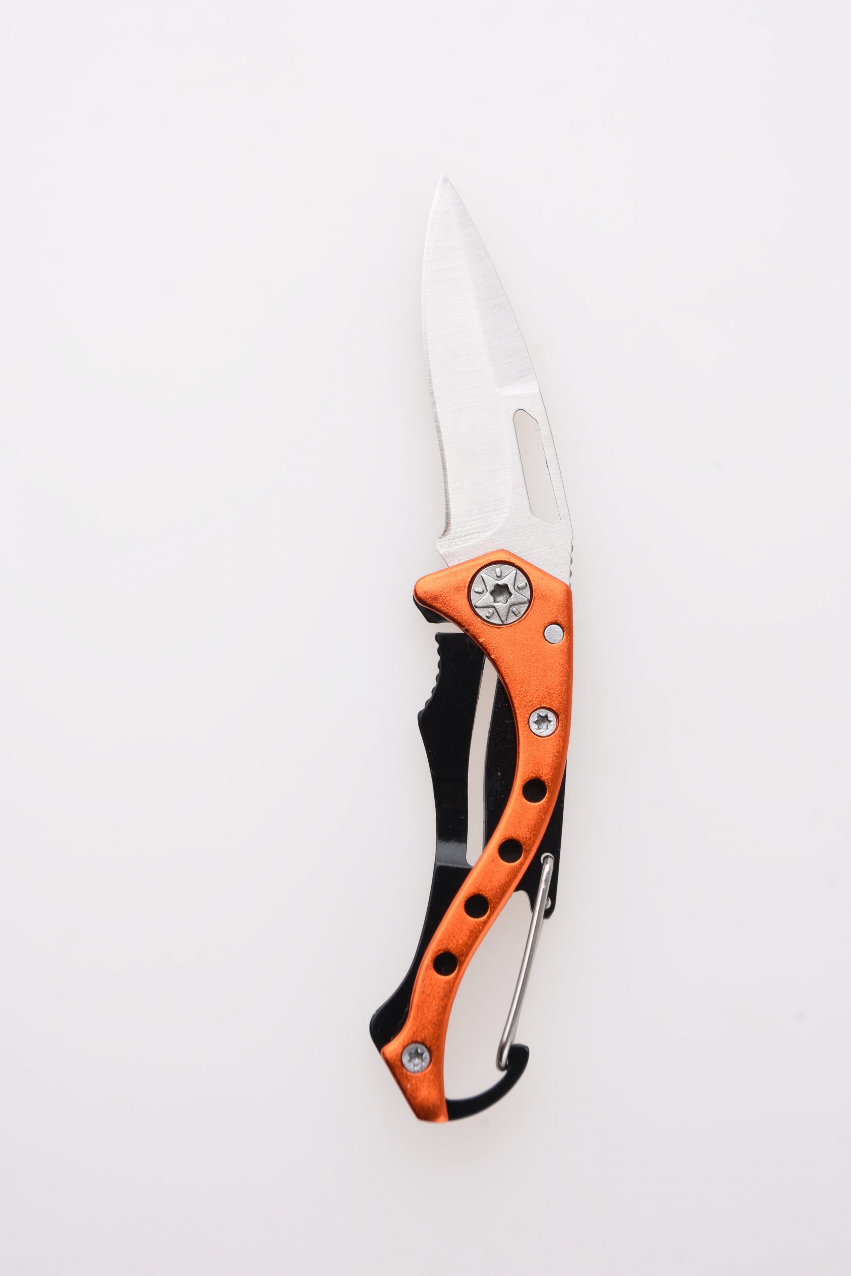 Canabiner design knife portable small blade key hole JLD-KC30 s07