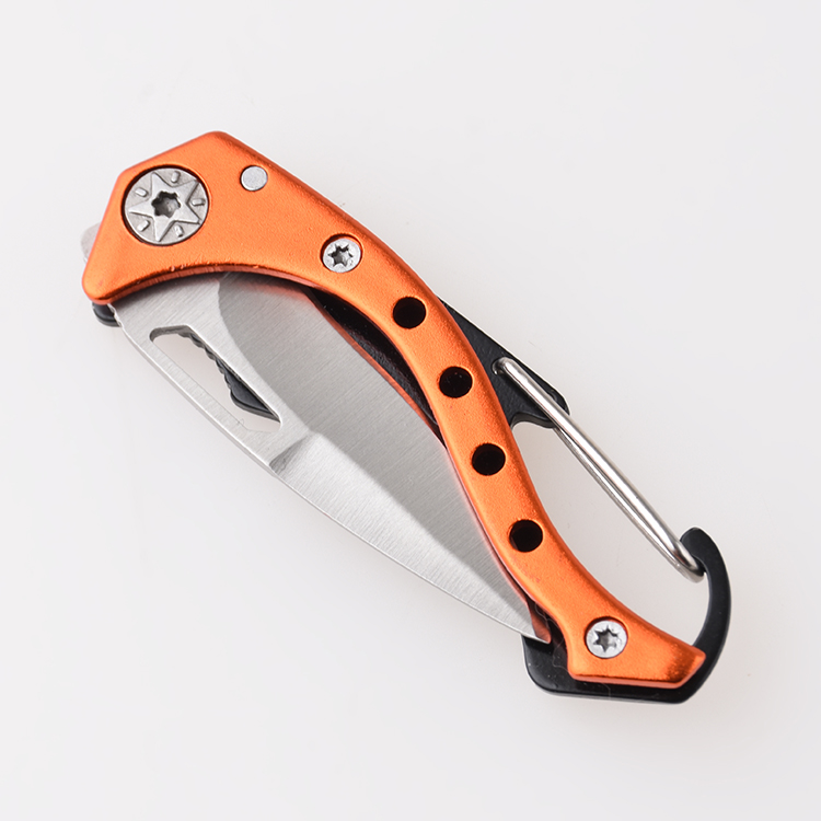 Canabiner design knife portable small blade key hole JLD-KC30 s08