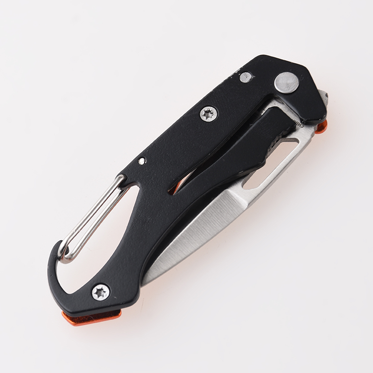 Canabiner design knife portable small blade key hole JLD-KC30 s09