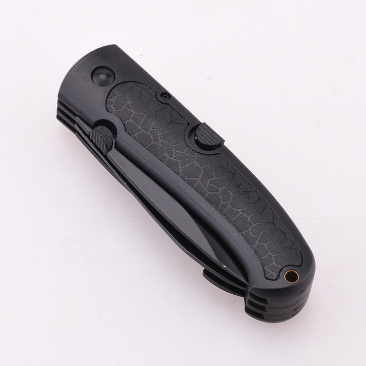 Folding knife 3 blades in 1 outdoor cutter saw gut hook JLD-C383 s03