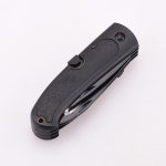 Folding knife 3 blades in 1 outdoor cutter saw gut hook JLD-C383 s04