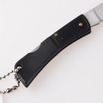 Cuchillo plegable mini portátil lockback llavero marca de uñas JLD-YK722 s06