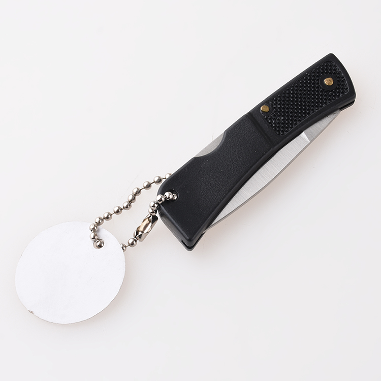 Cuchillo plegable mini portátil lockback llavero marca de uñas JLD-YK722 s09