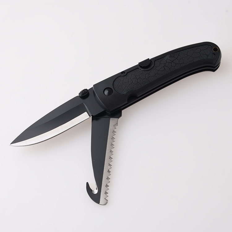 Multi-purposes ng natitiklop na kutsilyo sa 1 talim ng lock JLD-C-282 s02