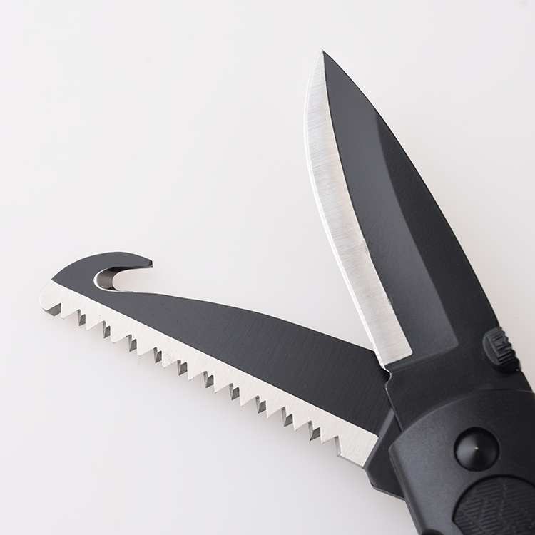 Multi-purposes na natitiklop na kutsilyo sa 1 lock blade JLD-C-282 s05
