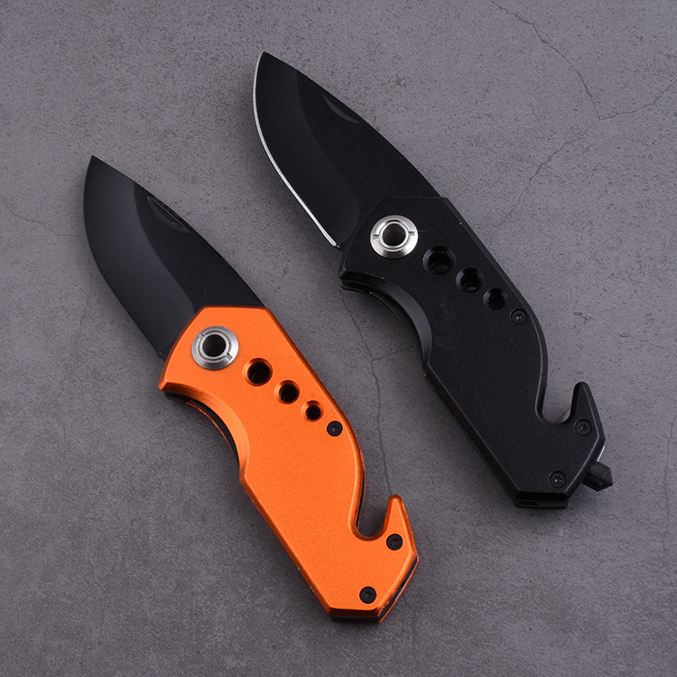 Folding knives belt cutter glass breaker survival JLD-801(O) s10