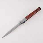 Folding knives long blade handle slip joint open FR-0510 s02
