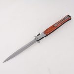 Folding knives long blade handle slip joint open FR-0510 s03