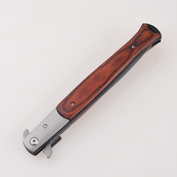 Folding knives long blade handle slip joint open FR-0510 s09