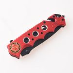 Couteaux pliants coupe-fil marteau de vie lame semi-dentelée FR-0507 s09