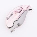 Folding knife epoxy custom graphic logo mini SS-0807B s09