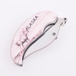 Folding knife epoxy custom graphic logo mini SS-0807B s10