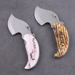 Folding knife epoxy custom graphic logo mini SS-0807B s11