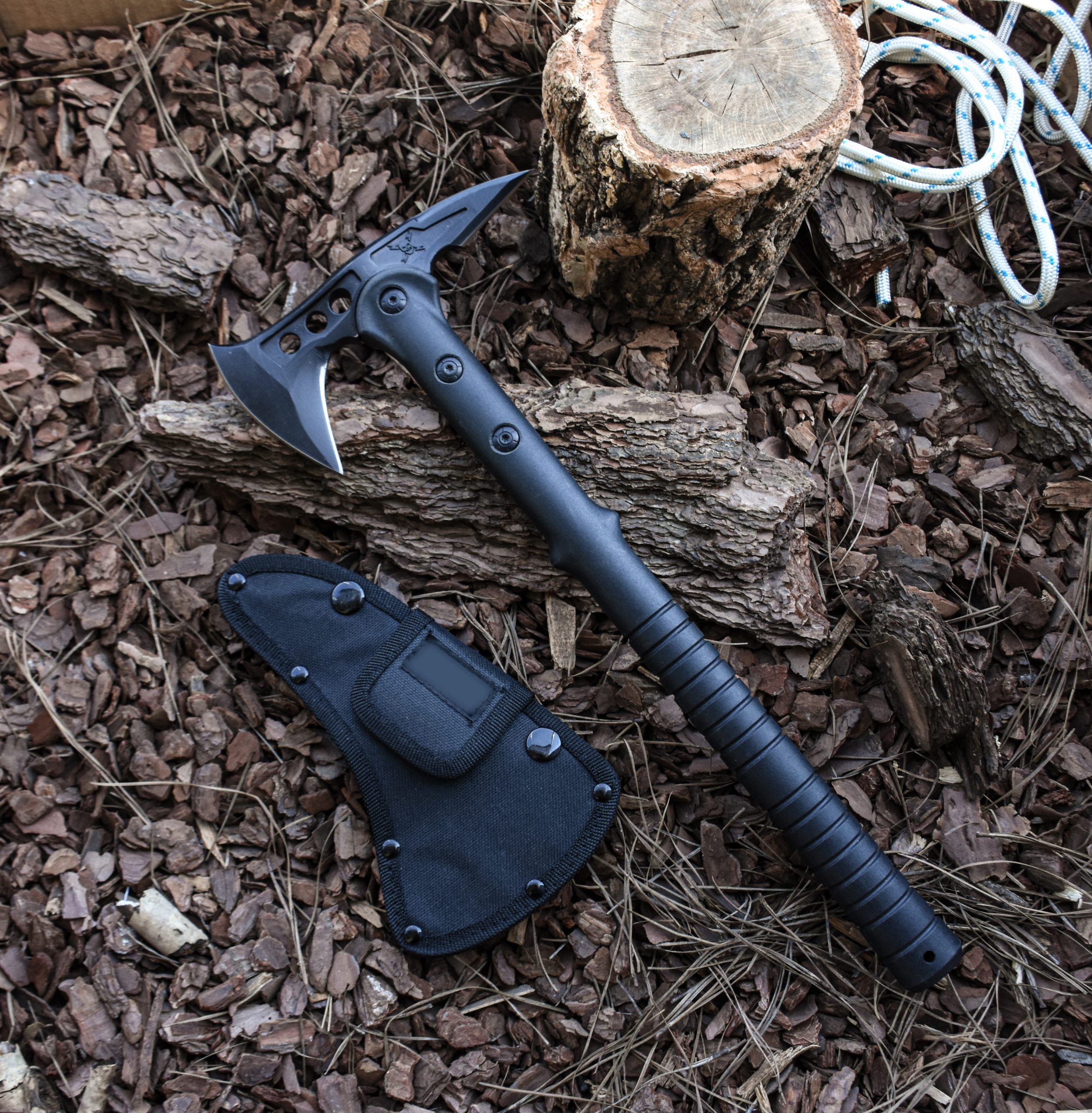 Multi-axe 3Cr13 fiber awl outdoor use protect oxford pouch SS-0827 s15