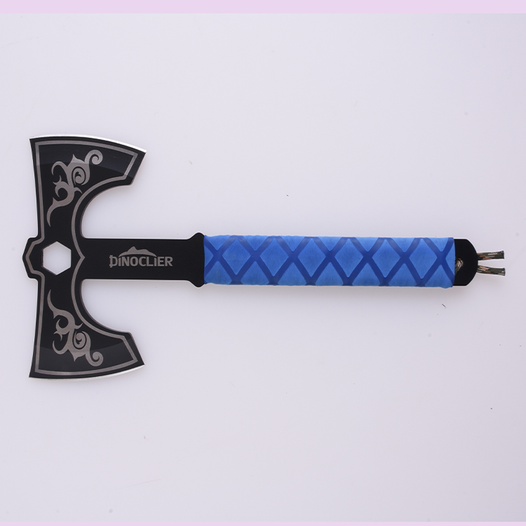 Throwing axe custom rubber handle both side sharp HH-9579 s02