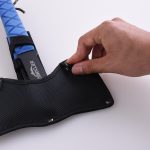 Throwing axe custom rubber handle both side sharp HH-9579 s16