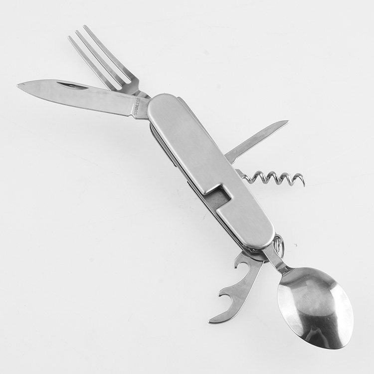 Camping tool detachable spoon fork corkscrew opener SC-2701 s04