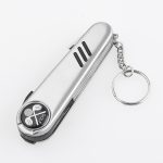 Golf divot tool 6 in 1 broom key ring pin blade SS-0818 s11